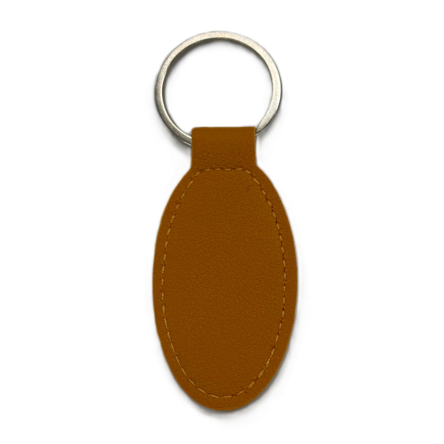 Nyckelring - Läder - Oval - Olika färger