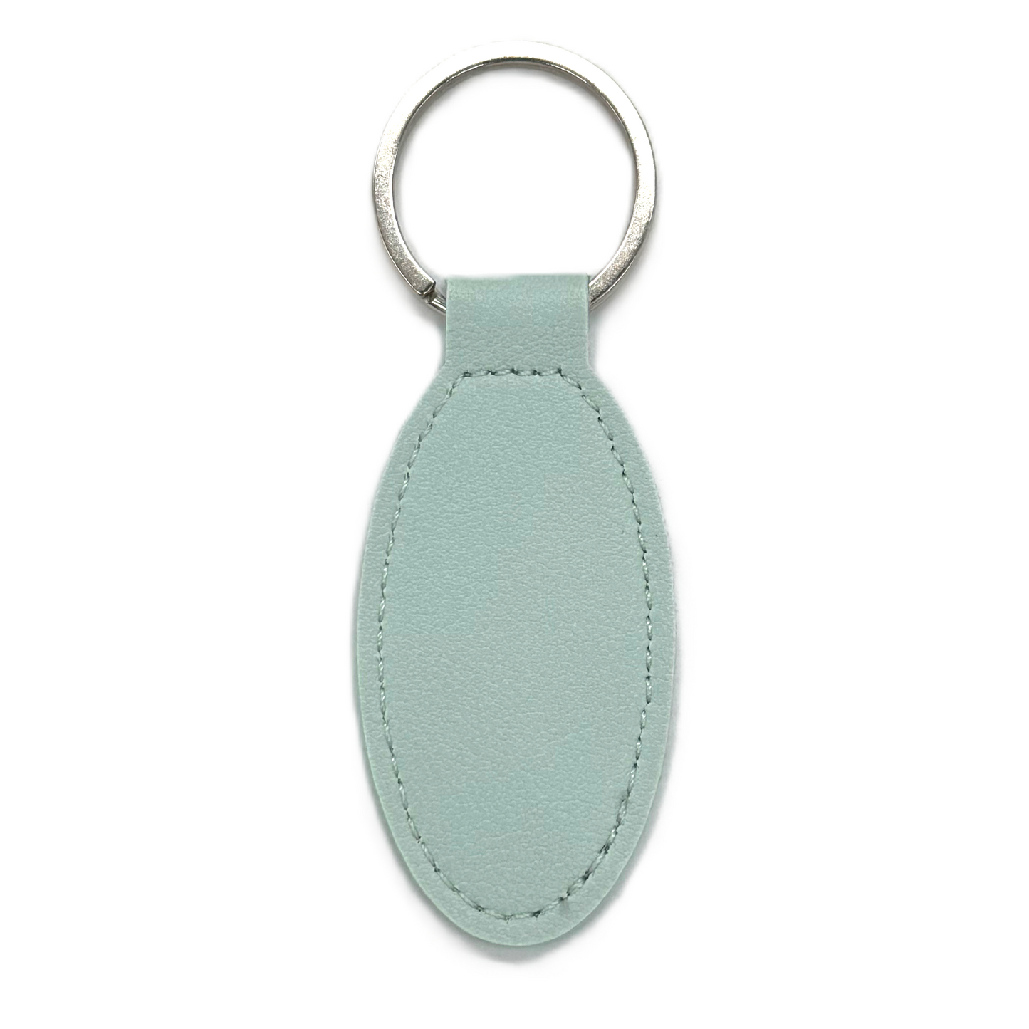 Nyckelring - Läder - Oval - Olika färger